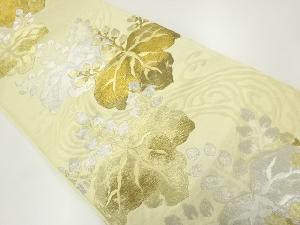 アンティーク　桐模様織出し袋帯（材料）